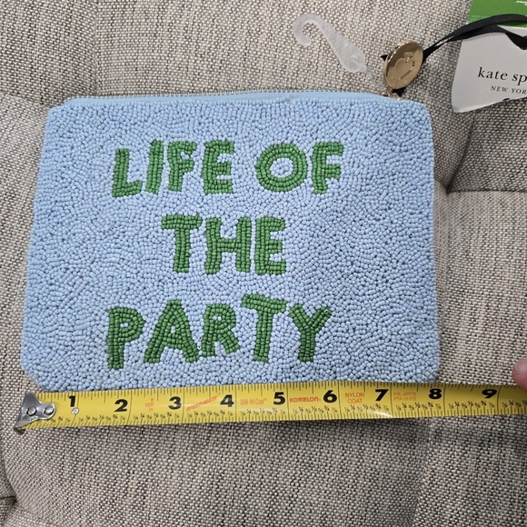 🐢 Kate Spade x Target Life Of The Party Beaded Clutch Pouch NWT - Picture 10 of 10